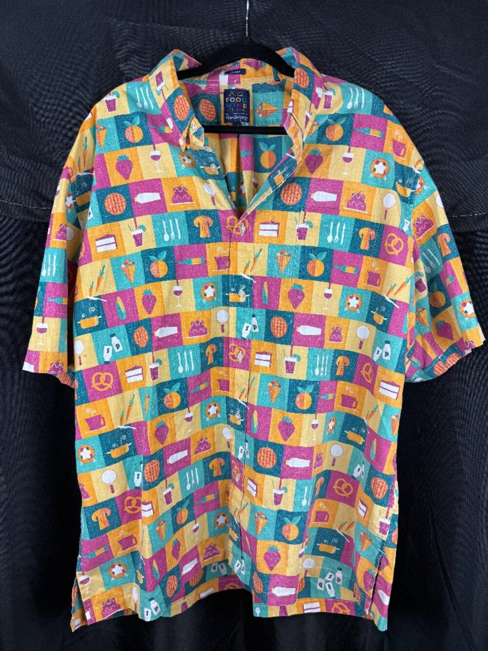 2022 Disney Epcot Food & Wine Festival Reyn Spooner Shirt (Size XXL)